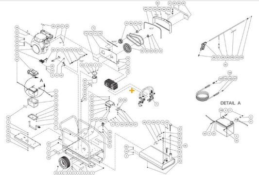 CWC-3008-4MGH (sn:0-99999999) Frame Assembly Parts by Mi-T-M