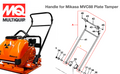 416910120 Handle Assembly for Multiquip Mikasa MVC88VTH MVC88VGH MVC88CTHW MVC88VGHW Plate Tampers