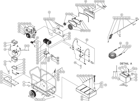 CWC-4005-2MGH (sn:0-10230792) Frame Assembly Parts by Mi-T-M