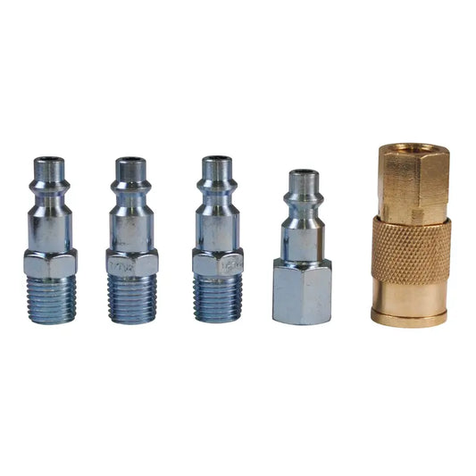 42.000.019, 42000019 5 Pce Air Comp Q/C Set 1/4" – BE Power
