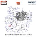Oil Drain Valve Assembly For CC6571 Saw 6019089 Fits Core Cut CC6571 Walk Behind Saw By Diamond Products