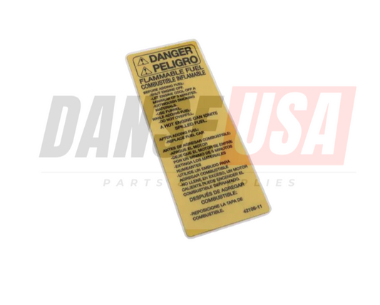 42109-11 Decal, Flammable Fuel by Allen Enginnering