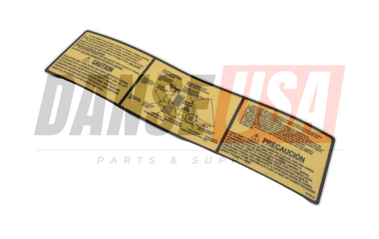 42109-24 Decal, Lifting And Tie Down by Allen Enginnering