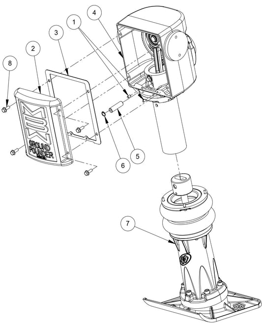 422 Gearbox and Lower Unit Assembly Parts By MBW