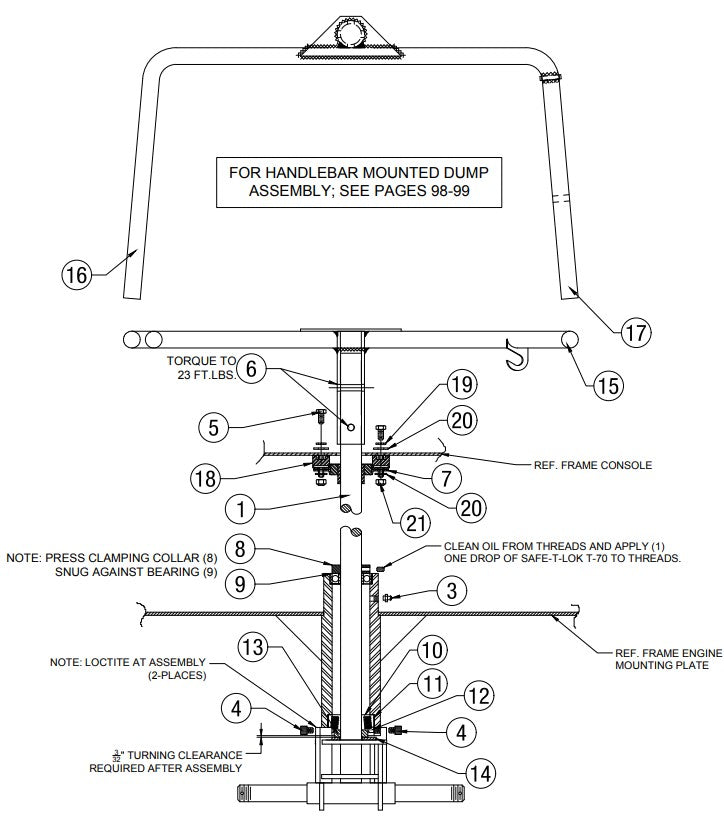 Steering Column Assembly Parts-  AR16 & AR21 By Allen Engineering