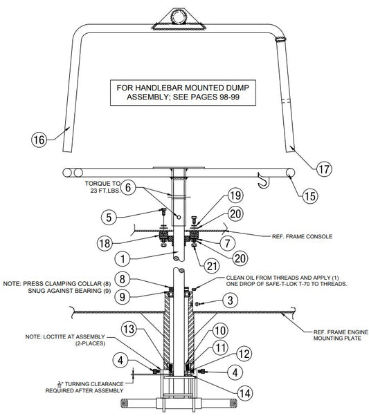 Steering Column Assembly Parts-  AR16 & AR21 By Allen Engineering