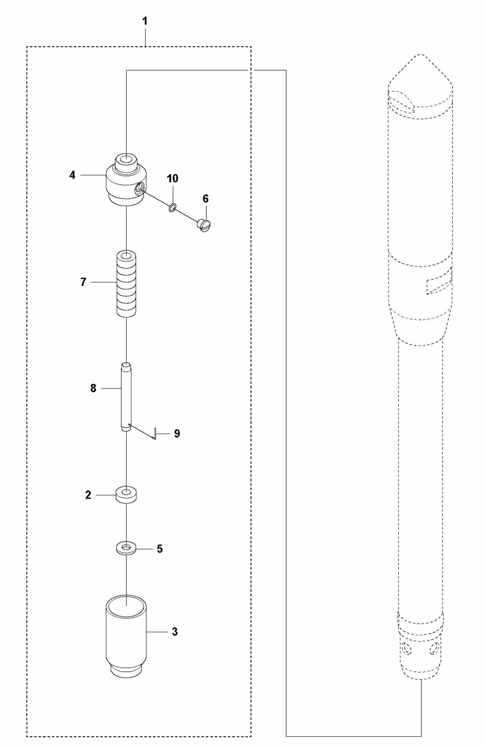 AY 67 SN 481 Lubricator Assembly Parts by Husqvarna