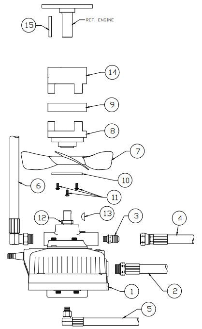 Hydraulic Motor AR16 Models Assembly Parts-  AR16 & AR21 By Allen Engineering