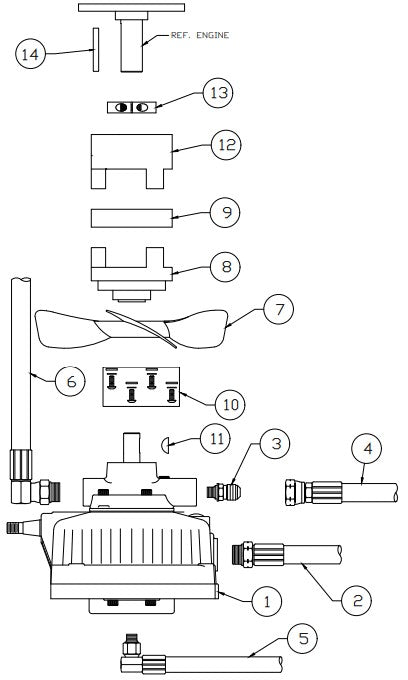 Hydraulic Motor AR21 Models Assembly Parts-  AR16 & AR21 By Allen Engineering