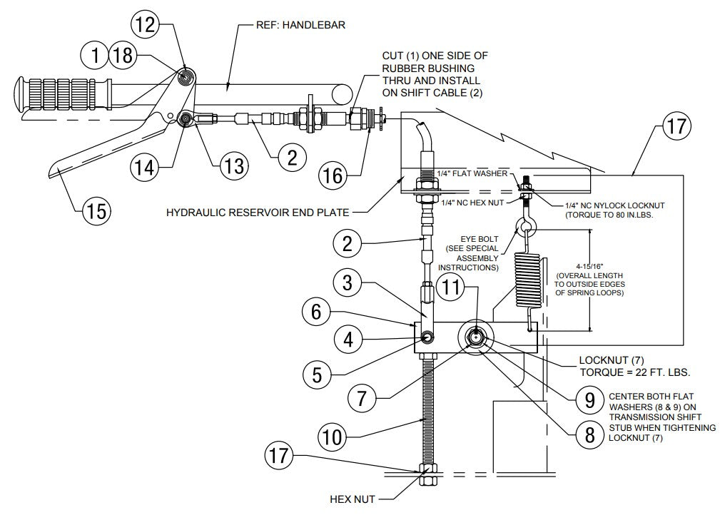 Travel Speed Control Assembly Parts-  AR16 & AR21 By Allen Engineering