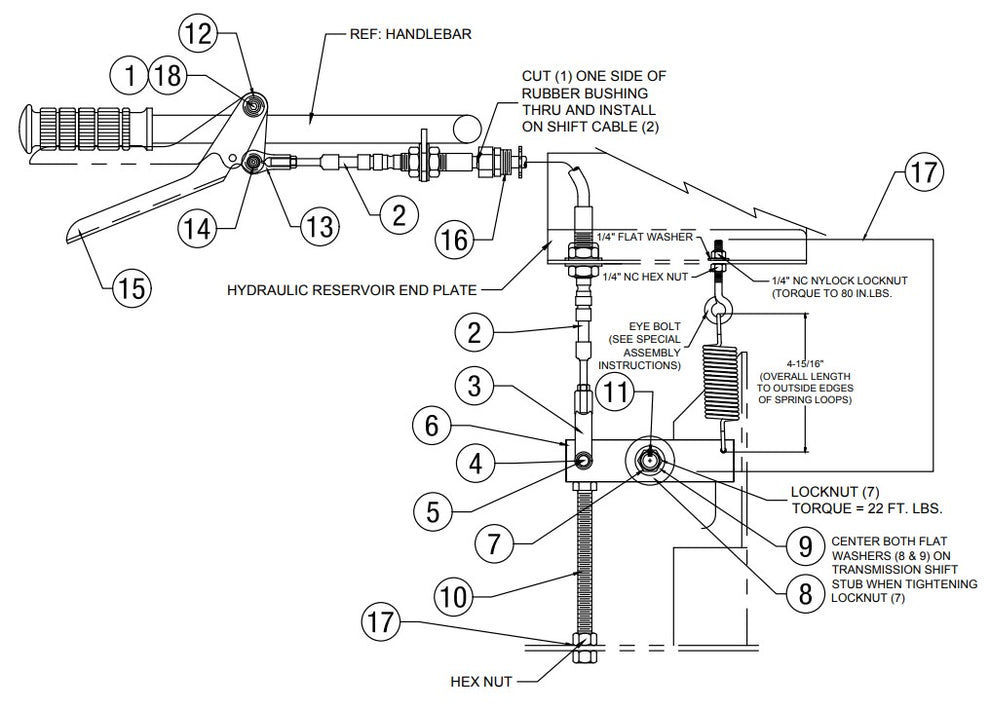 Travel Speed Control Assembly Parts-  AR16 & AR21 By Allen Engineering