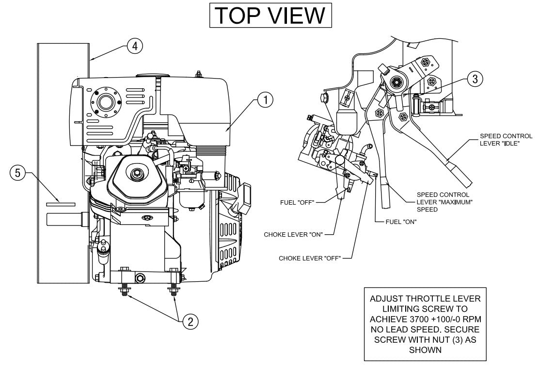 13HP Honda Engine with Recoil & Electric Start (AR16) Assembly Parts-  AR16 & AR21 By Allen Engineering