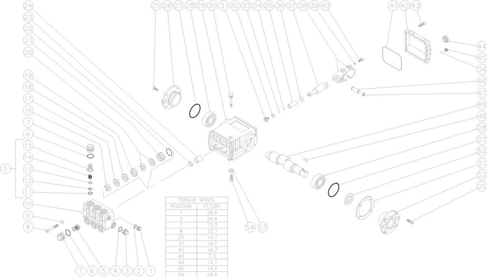 HG-1505-0M10 (sn:0-26639), (sn:26640-29516), HG-2004-0M10 (sn:26640-29516), (sn:0-26639), HG-2004-0M30 (sn:26640-29516), (sn:0-26639) Pump Assembly Parts By Mi-T-M