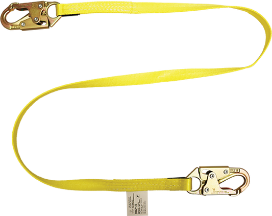 450 Web lanyard, non energy-absorbing Yellow by FrenchCreek Production