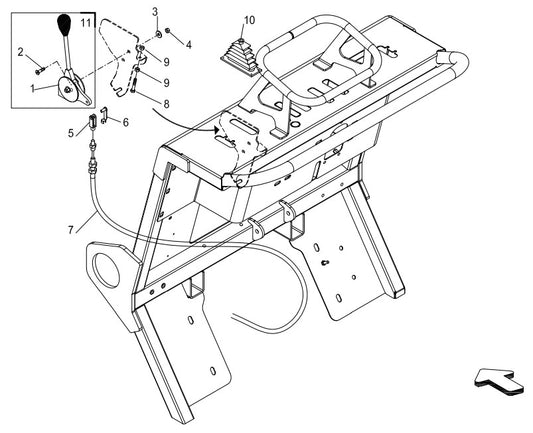 AT14F & AT14S Throttle Assembly Illustration Parts By Allen Engineering