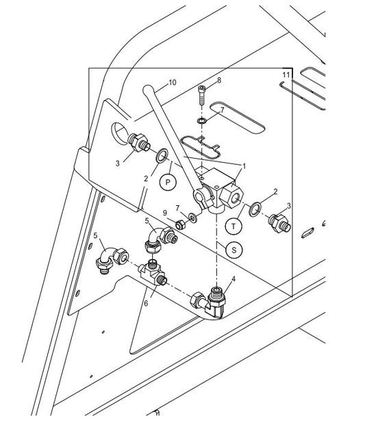 AT14F & AT14S Control Lever Assembly Parts By Allen Engineering