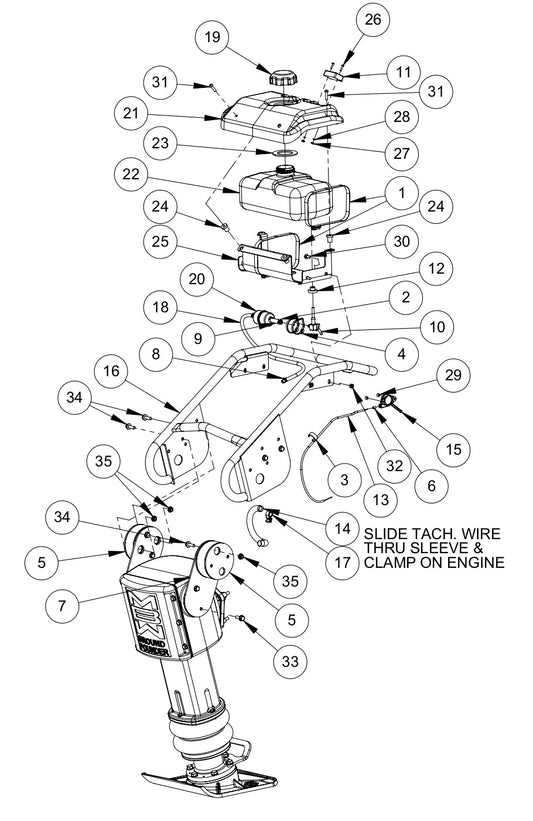 482 Handle Assembly Parts By MBW