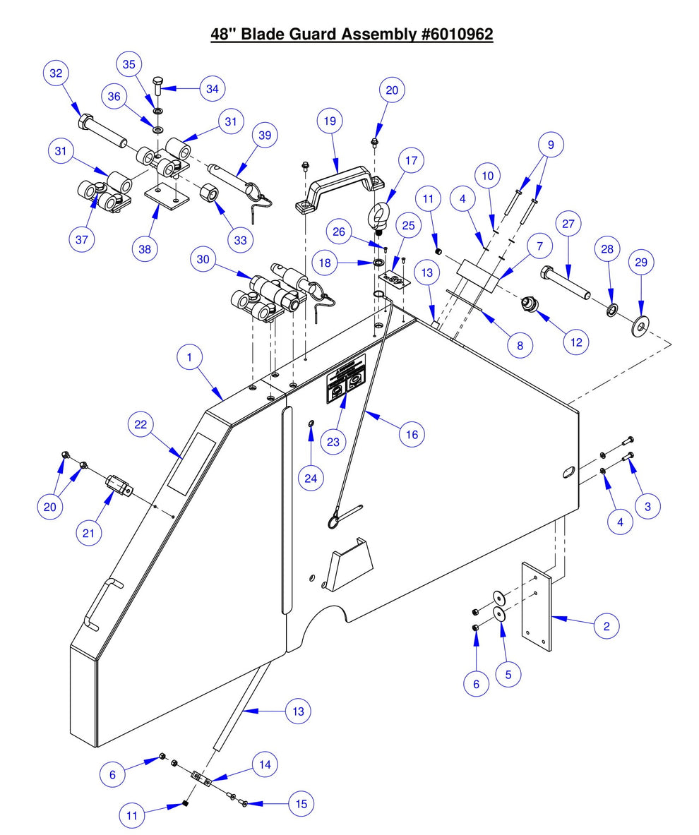 CC7574DK 48" Blade Guard Assembly