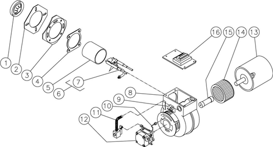 HS-4004-0MAH Burner Fuel Tank Assembly Parts by Mi-T-M