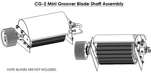 CG-2 (Diesel) MIni Groover Blade Shaft Assembly