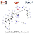3/4"F.GARDEN X 1/2"F.PIPE 3200022 Fits Core Cut CC6571 Walk Behind Saw By Diamond Products