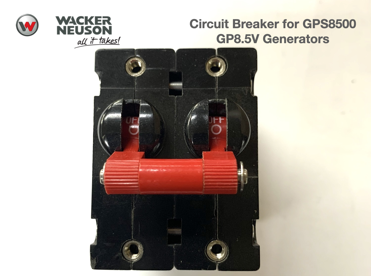 5000110285 Breaker-Circuit,2-Pole,34A by Wacker Neuson Genuine Parts