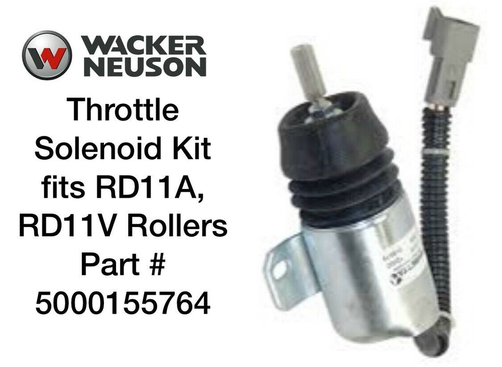 Throttle Solenoid Kit for Wacker Neuson RD11A RD11V Rollers 0155764 5000155764