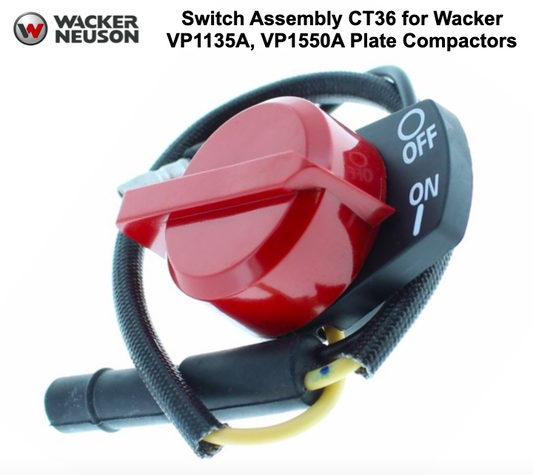 Switch Assy CT36 for Wacker Neuson VP1135A VP1550A Plate Tamper 0162682 5000162682