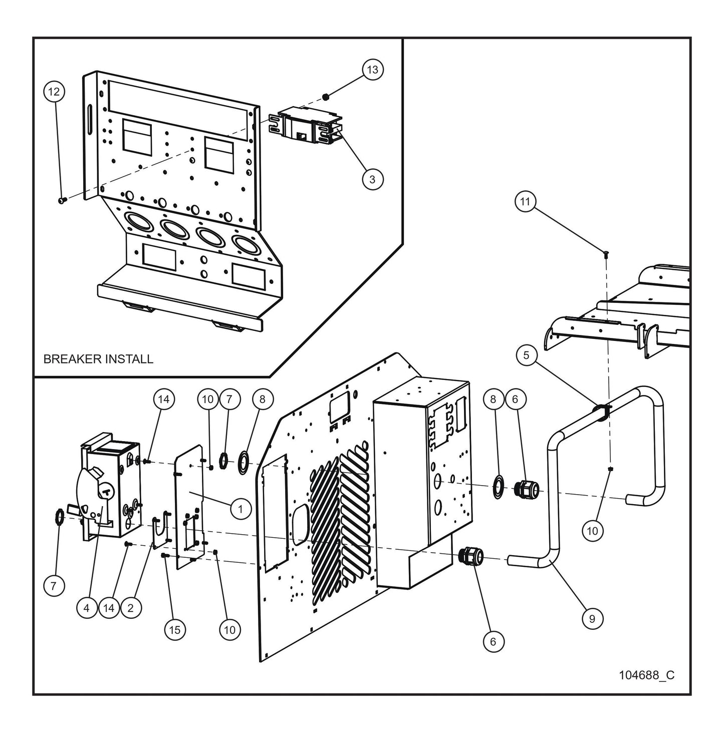 50Hz Rear Disconnect Parts By Alllmand