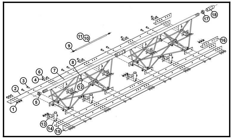 SA12 Assembly 10' Section By Allen Engineering
