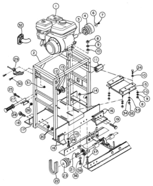 END Mount Engine Assembly Parts By Allen Engineering