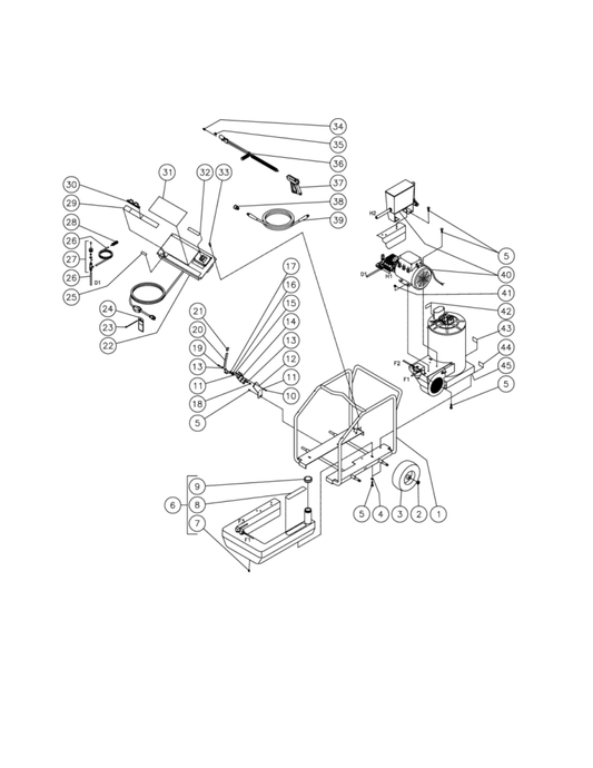HSE-1002-SM12 Frame Assembly Parts by Mi-T-M