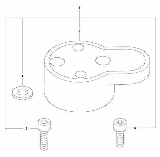 LT 5005 Shock Absorber Repair Kit Assembly Parts by Husqvarna