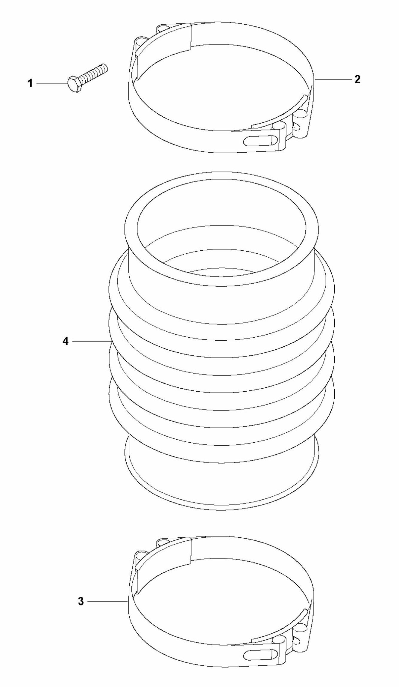 LT 5005 Repair Kit Bellows Assembly Parts by Husqvarna