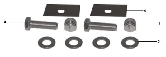 DA 4061 Bolt & Nut 1/2 Assembly Parts-HD2020 By Allen Engineering