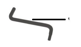 DA 4097 Allen Key 6 MM 5 MM Assembly Parts-HD2020 By Allen Engineering