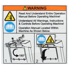 Husqvarna Decal fits FS410 D Floor Saw Parts 542190593 542 19 05-93