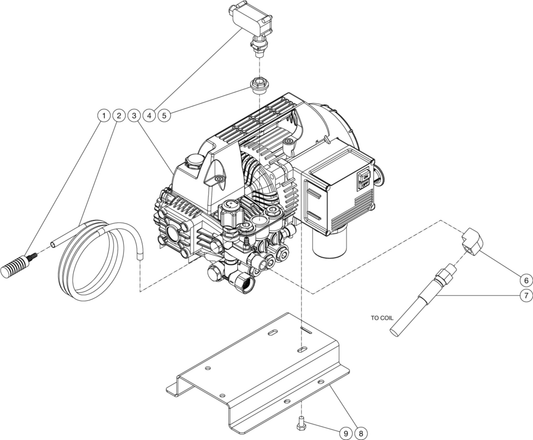 HSE-1400-0M11 (sn:15131399-99999999) Motor/Pump Assembly Parts By Mi-T-M