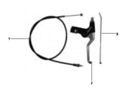 DA 4051 Throttle Cable Assembly Long Assembly Parts- HD7070, HD8080 By Allen Engineering