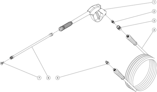 HSE-1400-0M11 (sn:15131399-99999999) Gun, Wand And Lance Assembly Parts by Mi-T-M