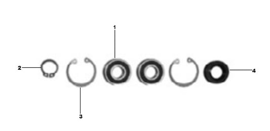 DA 4064 Bearing For Drive Shaft Assembly Parts- HD7070, HD8080 By Allen Engineering