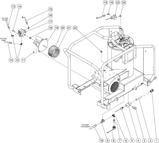 HSE-2003-0MG10/DH-2003-SE0E2G (sn:0-15143412) Heat Exchanger/Blower Motor Assembly Parts by Mi-T-M