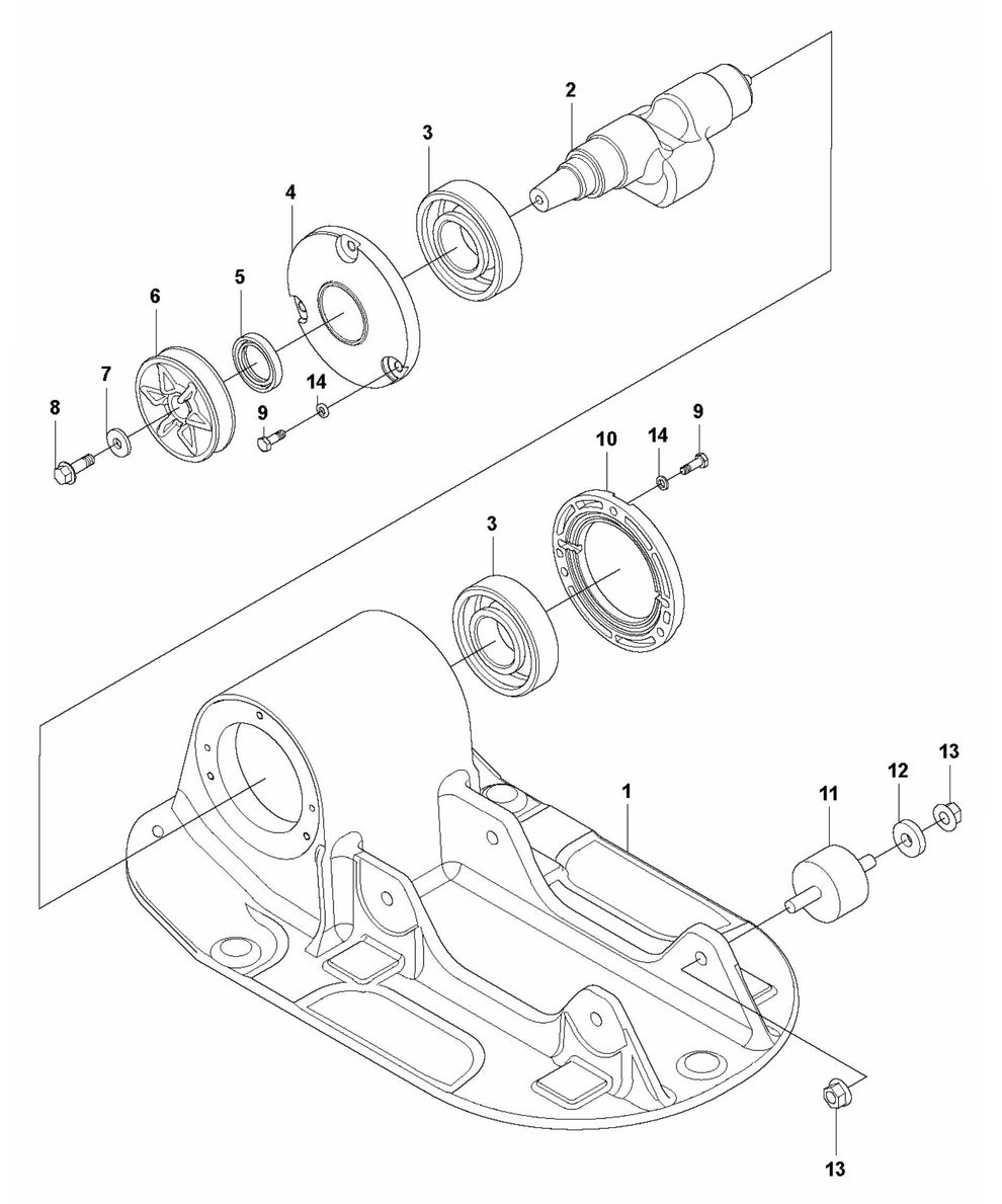 LF 50 L Ground Plate Installation Assembly Parts by Husqvarna