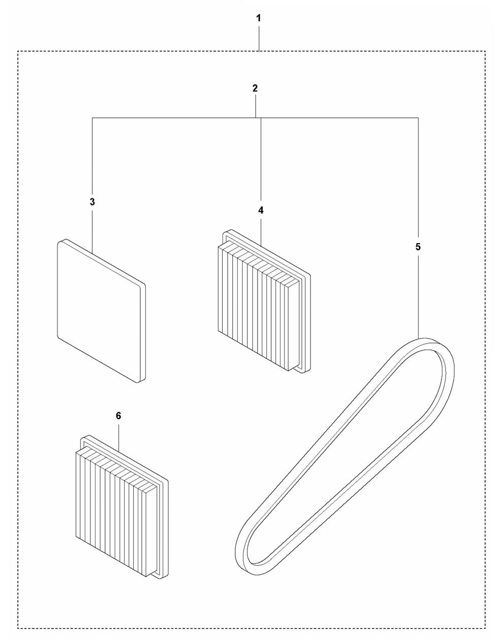 LF 50 L Start Up Kit Assembly Parts by Husqvarna