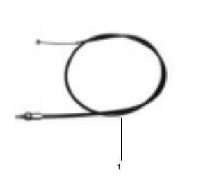 DA 4090 Throttle Cable For Adj. Handle Assembly Parts- HD7070, HD8080 By Allen Engineering