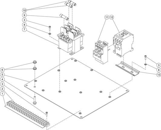 HSE-2504-0M30, HSE-3004-0M30, HSE-3504-0M30 Electric Panel Assembly Parts by Mi-T-M