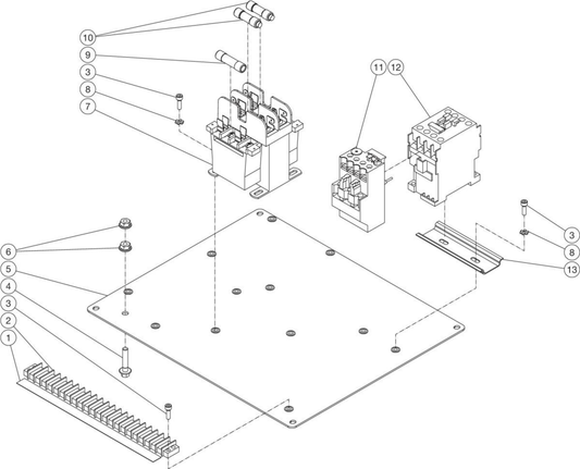 HSE-2504-0M30/HSE-3004-0M30 (sn:15144937-99999999) Electric Panel Assembly Parts by Mi-T-M