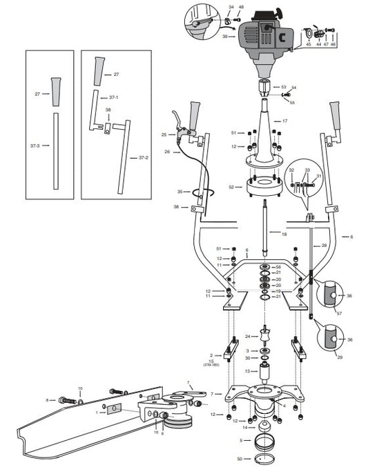 HD6060, HD6161, HD7070, HD7171 Screed Assembly Parts By Allen Engineering
