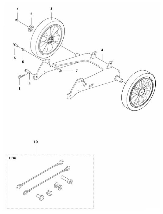 PG 450 (2018-02) Chassis Assembly Parts by Husqvarna