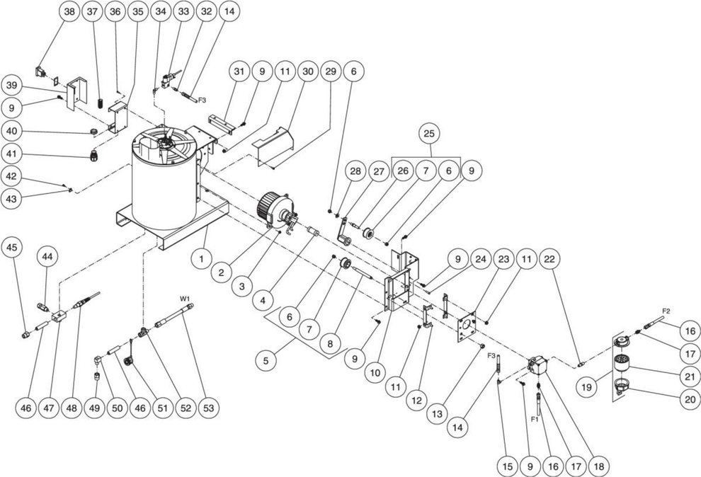 HSP-2003-1MGH, HSP-2003-1MGV Heat Exchanger/EMF System Parts by Mi-T-M